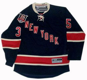 NY Rangers 35 Mike Richter jersey 85TH jersey DK blue