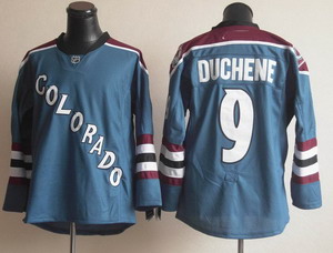 Colorado Avalanche Matt Duchene 9 hockey Blue Jersey