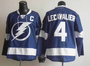 Tampa Bay Lightning 4 lecavalier blue jerseys with C Patch