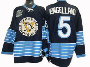 Pittsburgh Penguins 5 Deryk Engelland 2011 Winter Classic Jersey Dark Blue