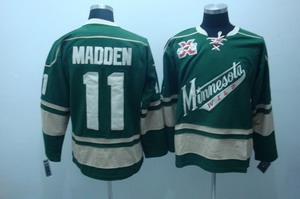 Minnesota Wild 11 madden 10th Anniversary jerseys