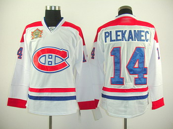 2011 Heritage Classic Montreal Canadiens 14 Tomas Plekanec white jerseys