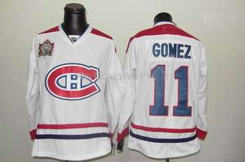 2011 Heritage Classic Montreal Canadiens 11 Gomez Jerseys White