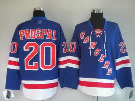 New York Rangers 20 PROSPAL blue Jerseys