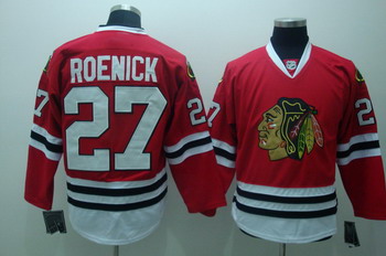 Chicago Blackhawks 27 Jeremy Roenick Red Jerseys