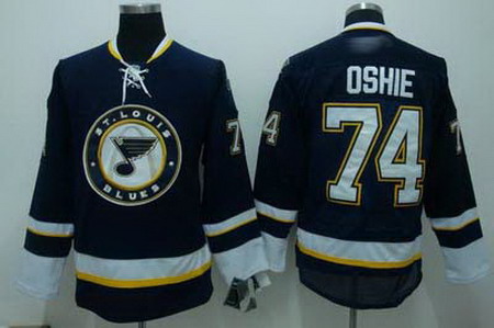 ST.LOUIS BLUES 74 OSHIE black Jerseys