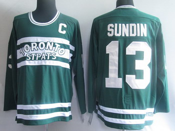 Toronto Maple Leafs 13 Sundin Green Jerseys CCM