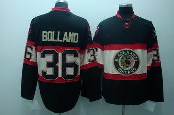 Chicago Blackhawks 36 Bolland Black Jerseys New Third 2010 STANLEY CUP CHAMPIONS