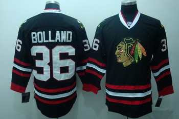 Chicago Blackhawks 36 Dave Bolland Black Jerseys