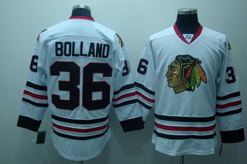 Chicago Blackhawks 36 Dave Bolland White Jerseys