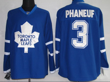 Pittaburgh Toronto Maple Leafs 3 Phaneuf blue