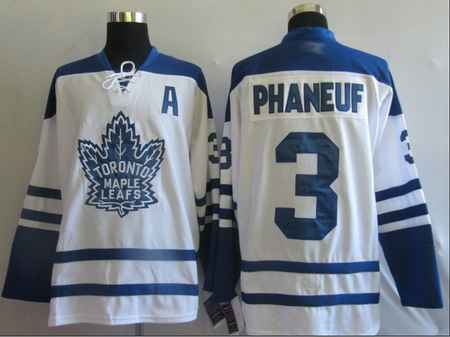 Hockey Jerseys Pittaburgh Toronto Maple Leafs 3 Phaneuf white