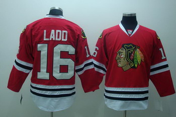 Chicago Blackhawks 16 Andrew Ladd red jerseys