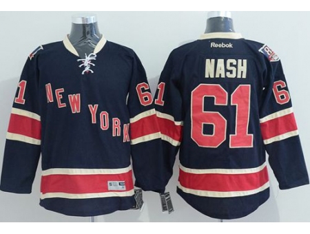 New York Rangers #61 Rick Nash Dark Blue Third Stitched NHL Jersey