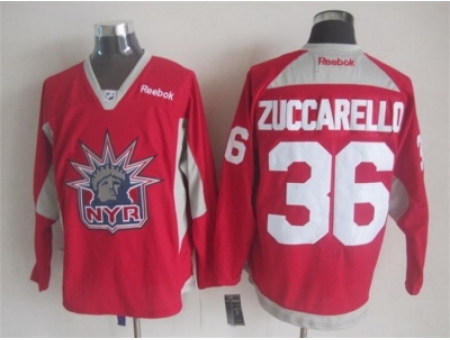 NHL New York Rangers 36 Mats Zuccarello red Jerseys