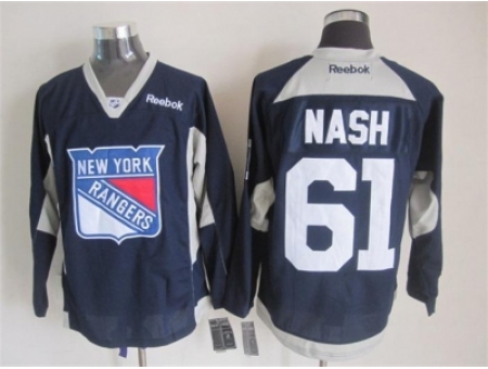 NHL New York Rangers 61 Rick Nash Dark Blue Jerseys