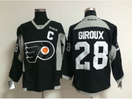 NHL Philadelphia Flyers #28 Claude Giroux black jerseys