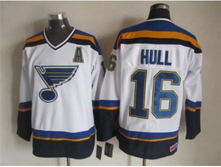 NHL St.Louis Blues #16 Brett Hull white jerseys