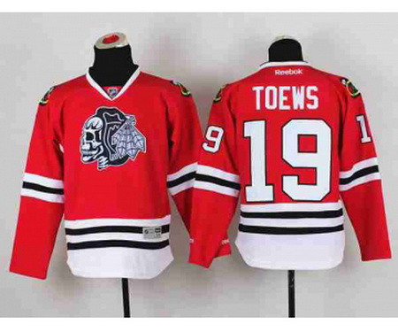 youth nhl jerseys chicago blackhawks #19 toews red-1[the skeleton head]