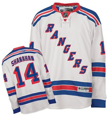 New York Rangers 14# Brendan Shanahan Premier white Jersey