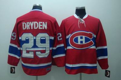 Montreal Canadiens #29 ken dryden CCM red Jerseys