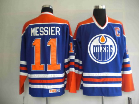 Hockey Jerseys Edmonton Oilers #11 MESSIEK Blue