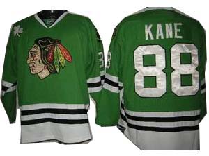 Chicago Blackhawks Edge Kane #88 Green