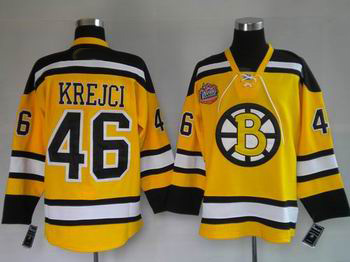 NEW Boston Bruins #46 David Krejci 2010 Winter Classic Premier Jersey