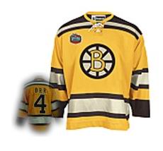 NEW Boston Bruins #4 Bobby Orr 2010 Winter Classic Premier Jersey