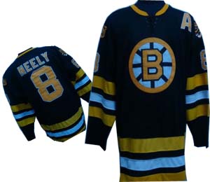 Boston Bruins #8 Cam Neely Black Jersey