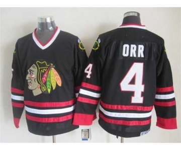 nhl jerseys chicago blackhawks 4 orr black