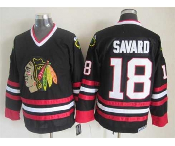 nhl jerseys chicago blackhawks 18 savard black