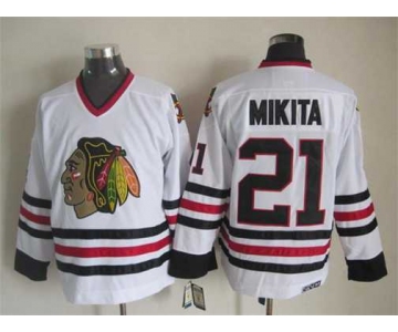 nhl jerseys chicago blackhawks 21 mikita white