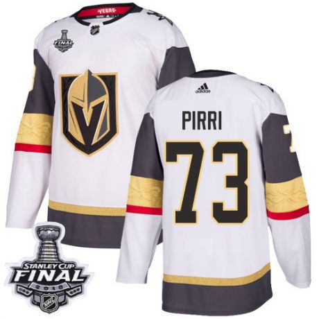 womens brandon pirri vegas golden knights jersey white adidas 73 nhl away 2018 stanley cup final aut