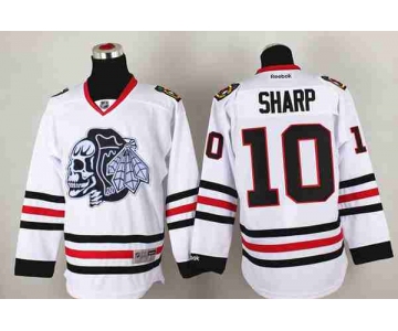 nhl jerseys chicago blackhawks #10 patrick sharp white-1[the skeleton head]