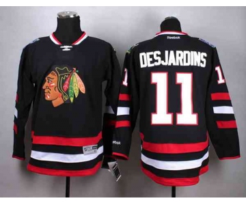 nhl jerseys chicago blackhawks #11 desjardins black[2014 Stadium Series][desjardins]