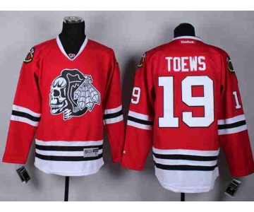 nhl jerseys chicago blackhawks #19 toews red-1[the skeleton head]