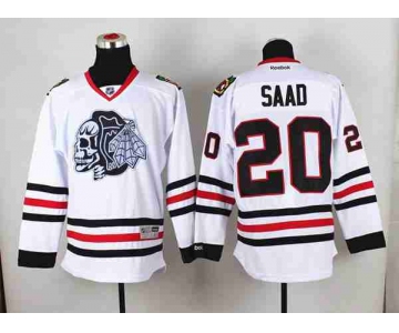 nhl jerseys chicago blackhawks #20 saad white-1[the skeleton head]