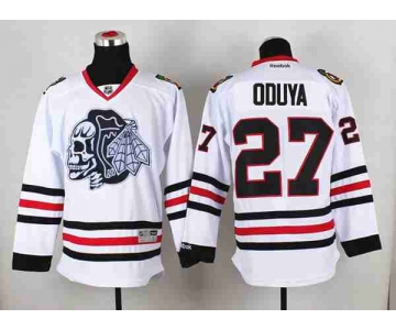 nhl jerseys chicago blackhawks #27 oduya white-1[the skeleton head][oduya]