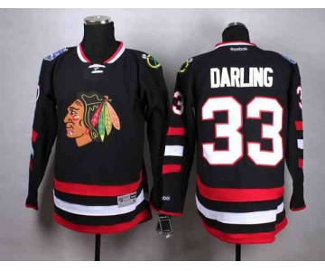 nhl jerseys chicago blackhawks #33 darling black[2014 Stadium Series][darling]