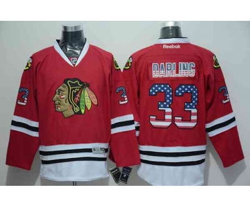 nhl jerseys chicago blackhawks #33 darling red[national flag version][darling]