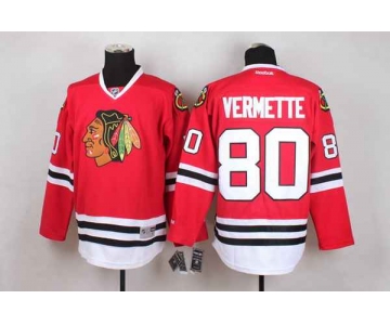 nhl jerseys chicago blackhawks #80 vermette red