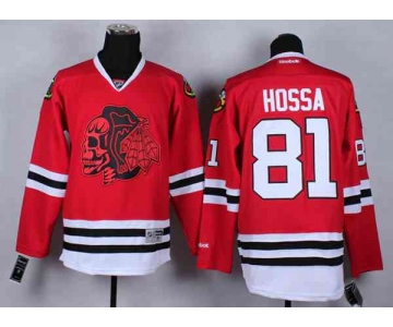 nhl jerseys chicago blackhawks #81 hossa red[the skeleton head]