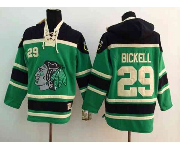 nhl jerseys chicago blackhawks #29 bickell green[pullover hooded sweatshirt]