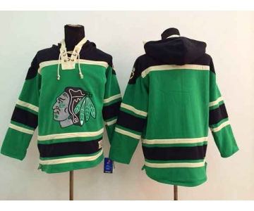 nhl jerseys chicago blackhawks blank green[pullover hooded sweatshirt]