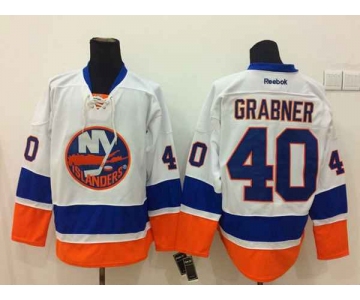 nhl jerseys new york islanders #40 grabner white