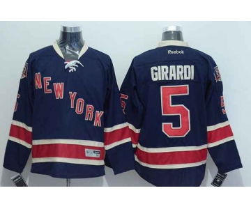 nhl jerseys new york rangers #5 girardi dk.blue[85th]