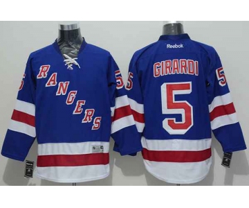 nhl jerseys new york rangers #5 girardi lt.blue