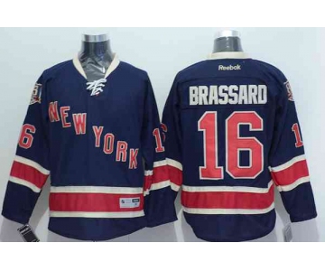 nhl jerseys new york rangers #16 brassard dk.blue[brassard][85th]