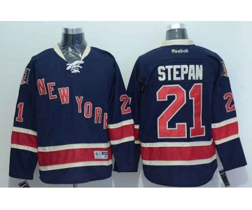 nhl jerseys new york rangers #21 stepan dk.blue[stepan][85th]